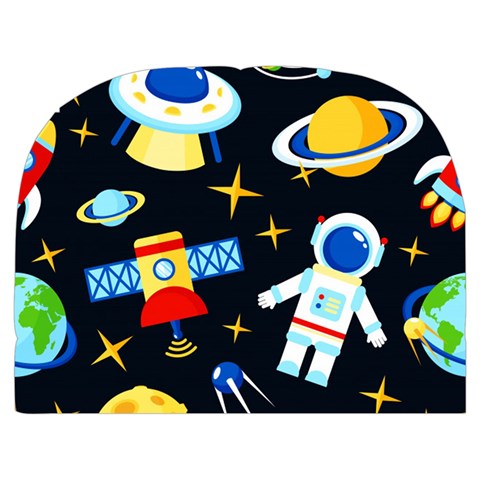 Space Seamless Pattern Make Up Case (Medium) from ArtsNow.com Back