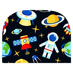 Space Seamless Pattern Make Up Case (Medium) from ArtsNow.com Back
