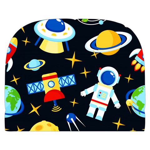 Space Seamless Pattern Make Up Case (Large) from ArtsNow.com Back