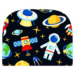 Space Seamless Pattern Make Up Case (Large) from ArtsNow.com Back