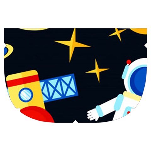Space Seamless Pattern Make Up Case (Large) from ArtsNow.com Side Left