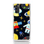 Space Seamless Pattern Samsung Galaxy S20 6.2 Inch TPU UV Case