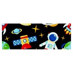 Space Seamless Pattern Banner and Sign 8  x 3 