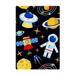 Space Seamless Pattern A5 Acrylic Clipboard from ArtsNow.com Back