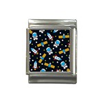 Seamless-adventure-space-vector-pattern-background Italian Charm (13mm)