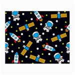 Seamless-adventure-space-vector-pattern-background Small Glasses Cloth