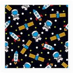 Seamless-adventure-space-vector-pattern-background Medium Glasses Cloth