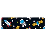 Seamless-adventure-space-vector-pattern-background Oblong Satin Scarf (16  x 60 )