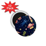 Seamless-pattern-with-funny-aliens-cat-galaxy 1.75  Magnets (10 pack) 