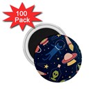 Seamless-pattern-with-funny-aliens-cat-galaxy 1.75  Magnets (100 pack) 