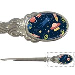 Seamless-pattern-with-funny-aliens-cat-galaxy Letter Opener