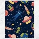 Seamless-pattern-with-funny-aliens-cat-galaxy Canvas 18  x 24 