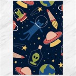 Seamless-pattern-with-funny-aliens-cat-galaxy Canvas 24  x 36 