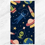 Seamless-pattern-with-funny-aliens-cat-galaxy Canvas 40  x 72 