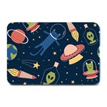 Seamless-pattern-with-funny-aliens-cat-galaxy Plate Mats