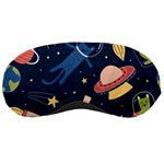 Seamless-pattern-with-funny-aliens-cat-galaxy Sleeping Mask