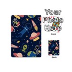 Seamless-pattern-with-funny-aliens-cat-galaxy Playing Cards 54 Designs (Mini)