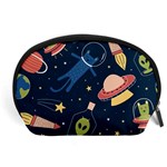 Seamless-pattern-with-funny-aliens-cat-galaxy Accessory Pouch (Large)