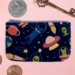 Seamless-pattern-with-funny-aliens-cat-galaxy Large Coin Purse