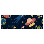 Seamless-pattern-with-funny-aliens-cat-galaxy Banner and Sign 6  x 2 