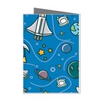 About-space-seamless-pattern Mini Greeting Cards (Pkg of 8)