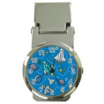 About-space-seamless-pattern Money Clip Watches