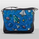 About-space-seamless-pattern Messenger Bag