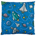 About-space-seamless-pattern Large Cushion Case (Two Sides)