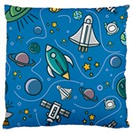 About-space-seamless-pattern Standard Premium Plush Fleece Cushion Case (One Side)