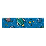 About-space-seamless-pattern Banner and Sign 4  x 1 