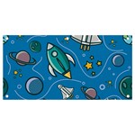 About-space-seamless-pattern Banner and Sign 4  x 2 