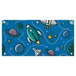 About-space-seamless-pattern Banner and Sign 6  x 3 