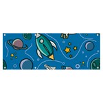 About-space-seamless-pattern Banner and Sign 8  x 3 