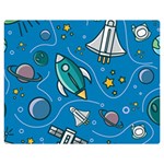 About-space-seamless-pattern Premium Plush Fleece Blanket (Medium)