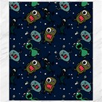 Monster-alien-pattern-seamless-background Canvas 8  x 10 