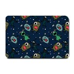 Monster-alien-pattern-seamless-background Small Doormat