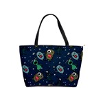 Monster-alien-pattern-seamless-background Classic Shoulder Handbag