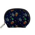 Monster-alien-pattern-seamless-background Accessory Pouch (Small)