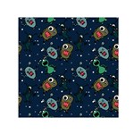 Monster-alien-pattern-seamless-background Square Satin Scarf (30  x 30 )