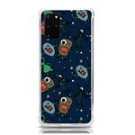 Monster-alien-pattern-seamless-background Samsung Galaxy S20Plus 6.7 Inch TPU UV Case