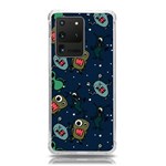 Monster-alien-pattern-seamless-background Samsung Galaxy S20 Ultra 6.9 Inch TPU UV Case