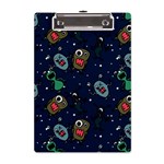 Monster-alien-pattern-seamless-background A5 Acrylic Clipboard