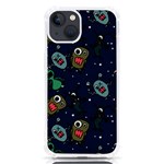 Monster-alien-pattern-seamless-background iPhone 13 TPU UV Print Case