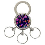 Space-patterns 3-Ring Key Chain