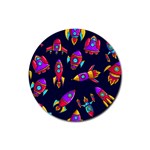 Space-patterns Rubber Round Coaster (4 pack)