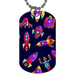 Space-patterns Dog Tag (One Side)
