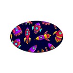 Space-patterns Sticker Oval (10 pack)