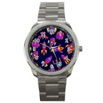 Space-patterns Sport Metal Watch