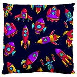 Space-patterns Large Cushion Case (One Side)