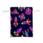 Space-patterns Lightweight Drawstring Pouch (S)